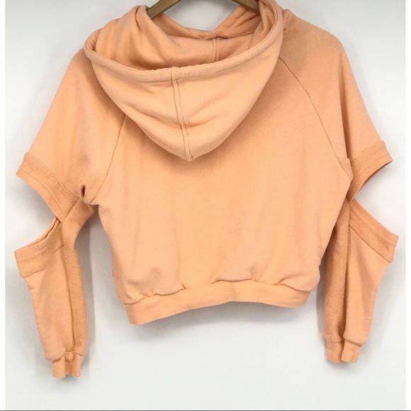 NDLSS neon orange open elbow hoodie - Picture 3 of 11